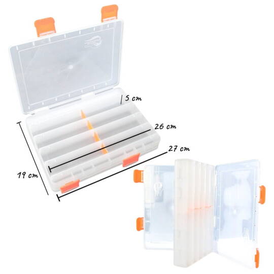 Allure AL-014 26cm Büyük Sahte Balık Kutusu