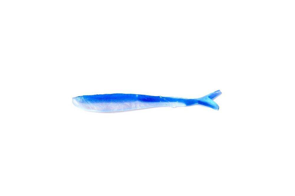 Balzer Barsch Killer Silikon 6cm 5 Li Pkt Blue-Wh - 1
