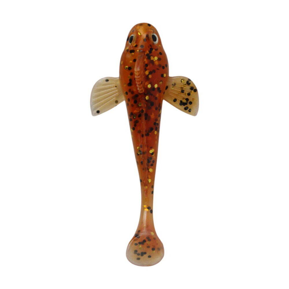 Balzer Shirasu Grundel Orange P. 8 Cm 3 Lü Silikon - 1