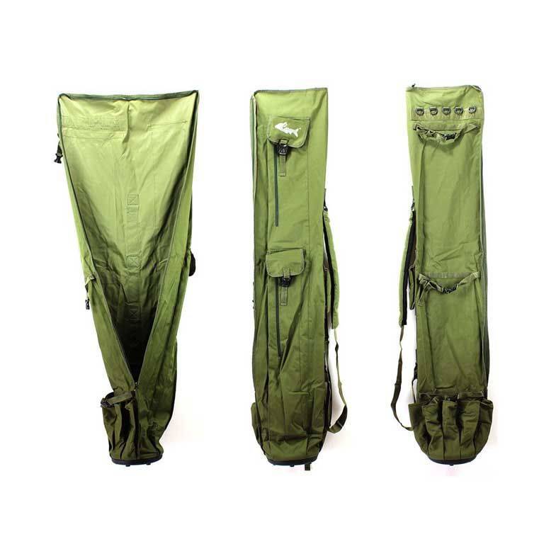 Carpers 3 Gözlü Kamış Çanta Haki 160cm - 1