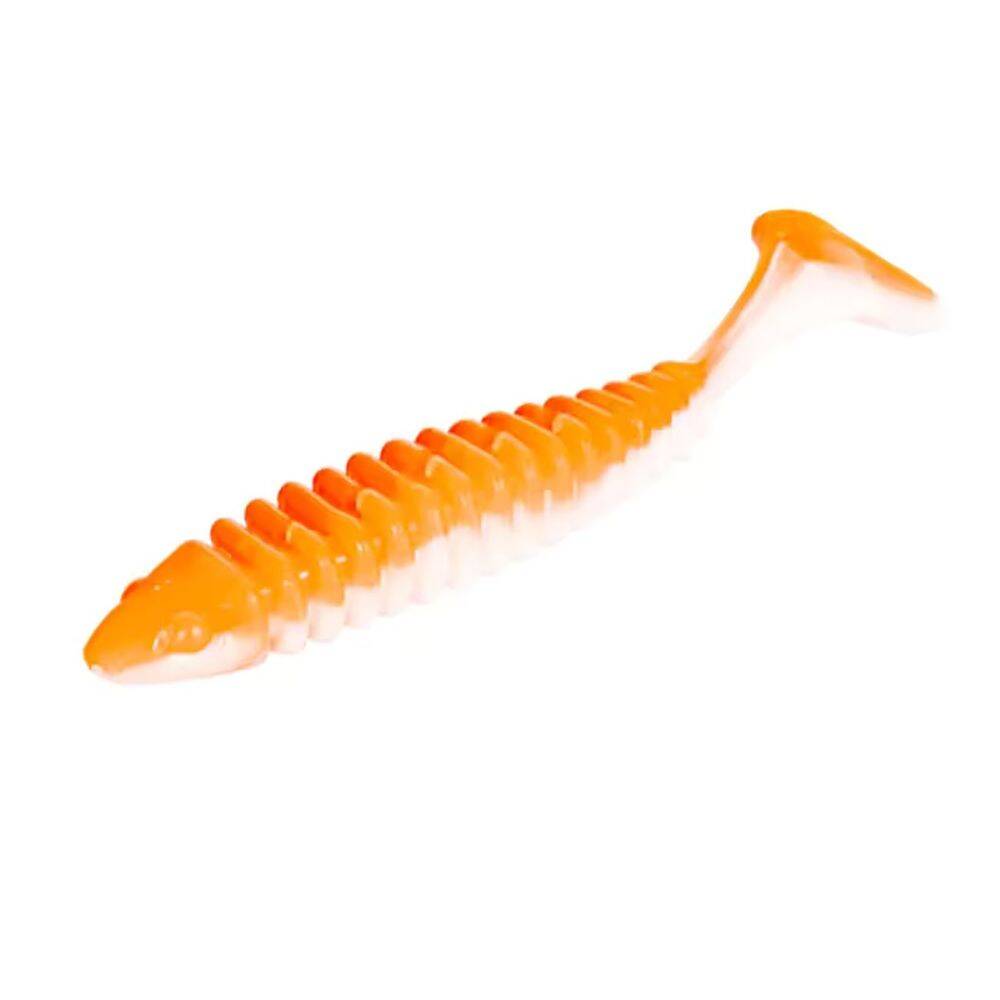 Crony Worm Tail Series 5,6 Cm Orange 10 Pcs - 1