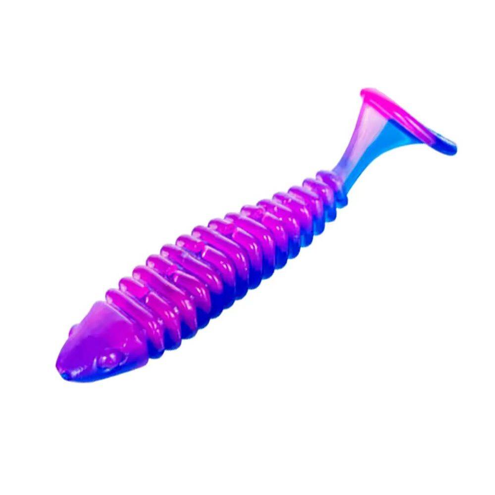 Crony Worm Tail Series 5,6 Cm Purple 10 Pcs - 1