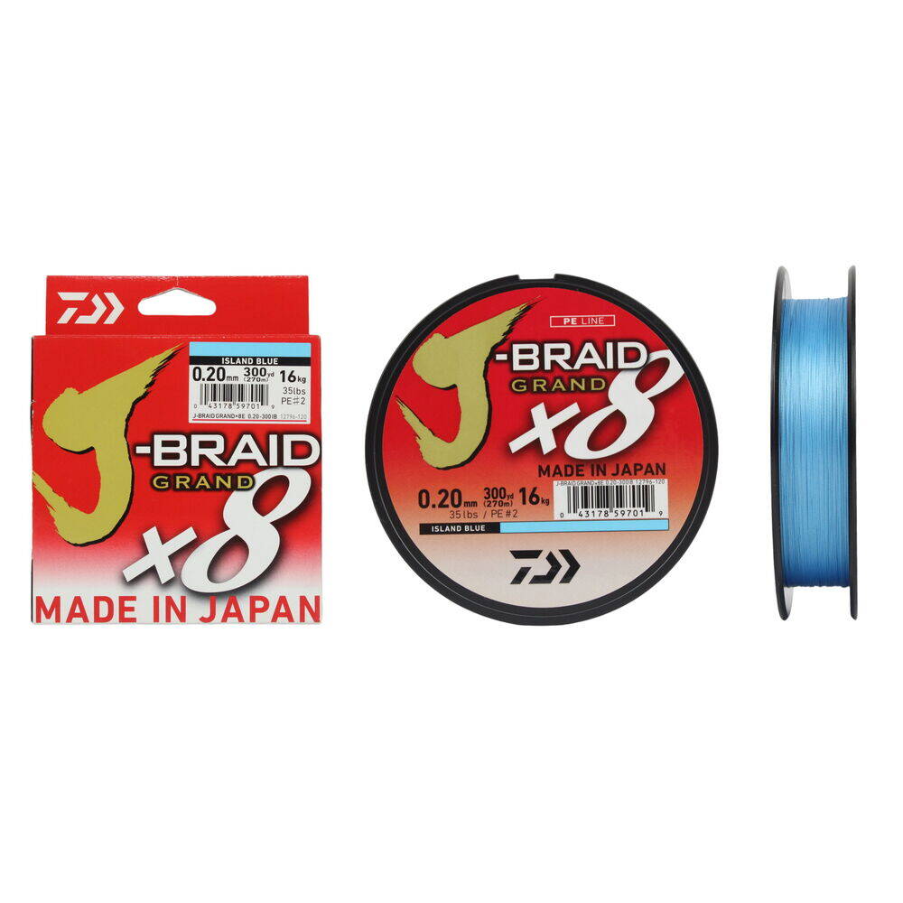 Daiwa JB Grand 8B 270 M 0,20 MM Blue İp Misina - 1