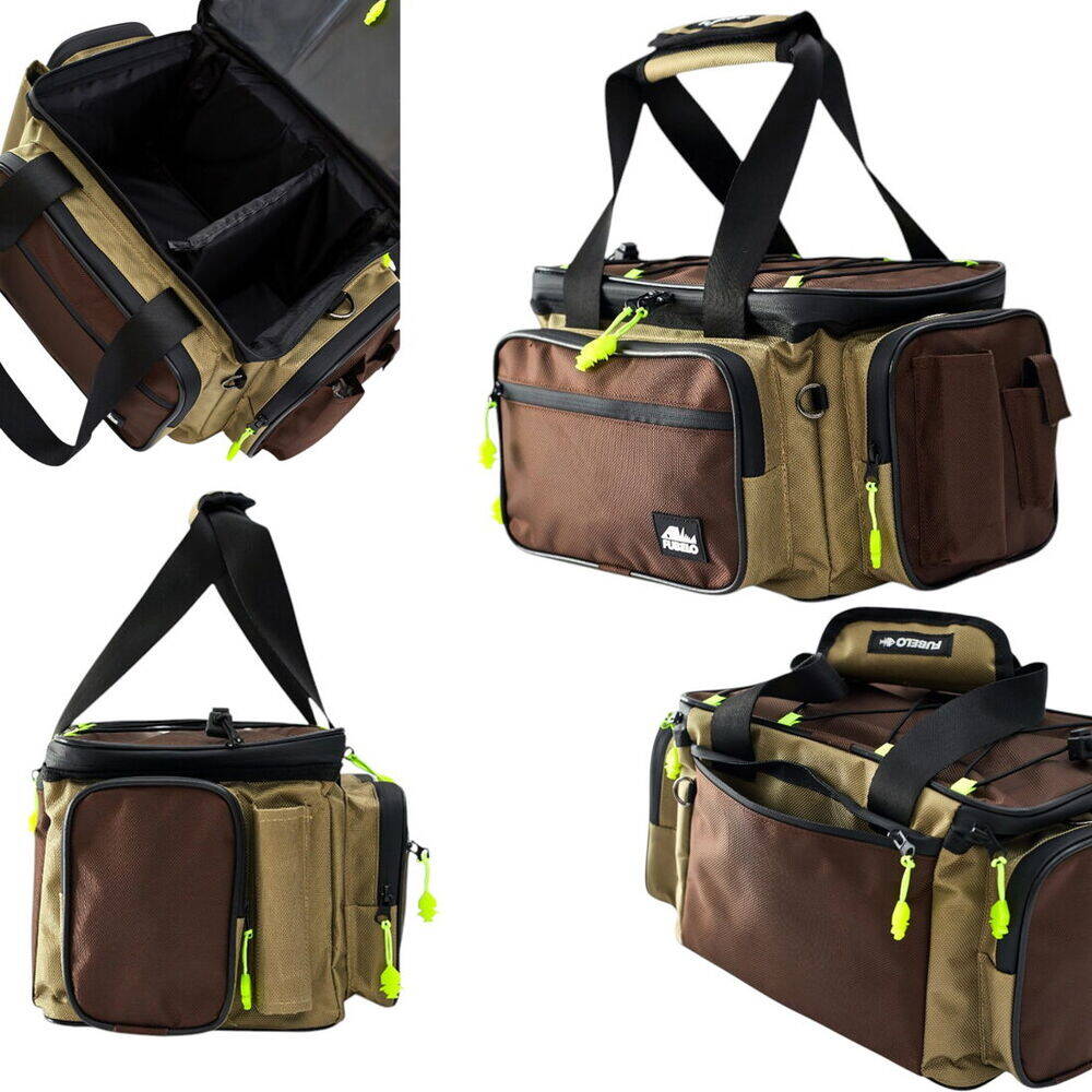 Fubelo Inventory Balıkçı Çantası Kahve 38x26x18Cm - 1