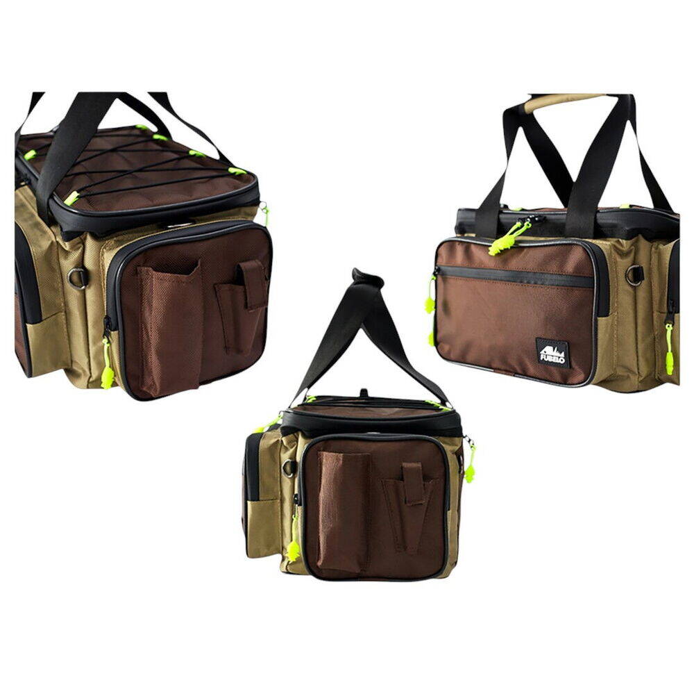 Fubelo Inventory Balıkçı Çantası Kahve 38x26x18Cm - 4