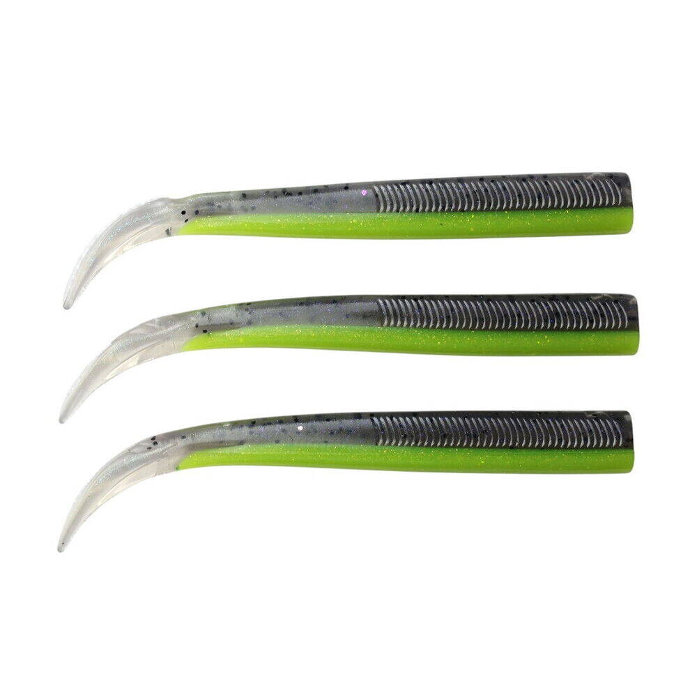 GT-Bio 3x Bodies Kamaleo Sandeel 155- Lime Black Glass UV - 1