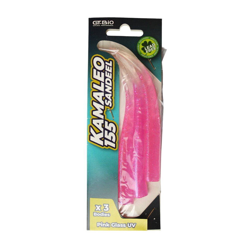 GT-Bio 3x Bodies Kamaleo Sandeel 155- Pink Glass UV - 2