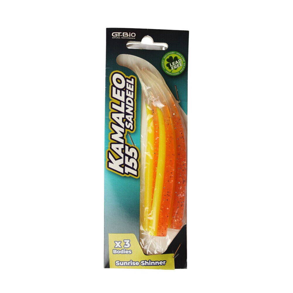 GT-Bio 3x Bodies Kamaleo Sandeel 155- Sunrise Shinner - 2