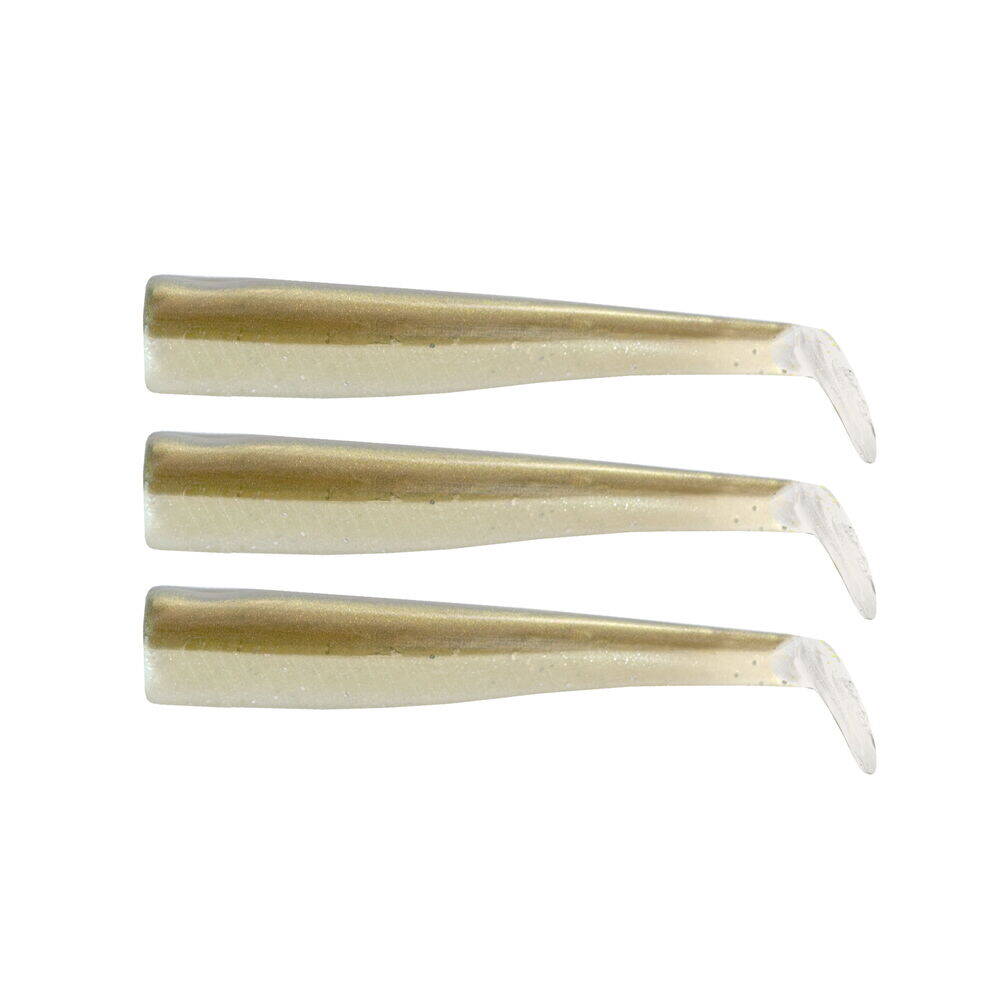GT-Bio 3x Bodies Roller Shad 125 - Kaki Sandeel - 1