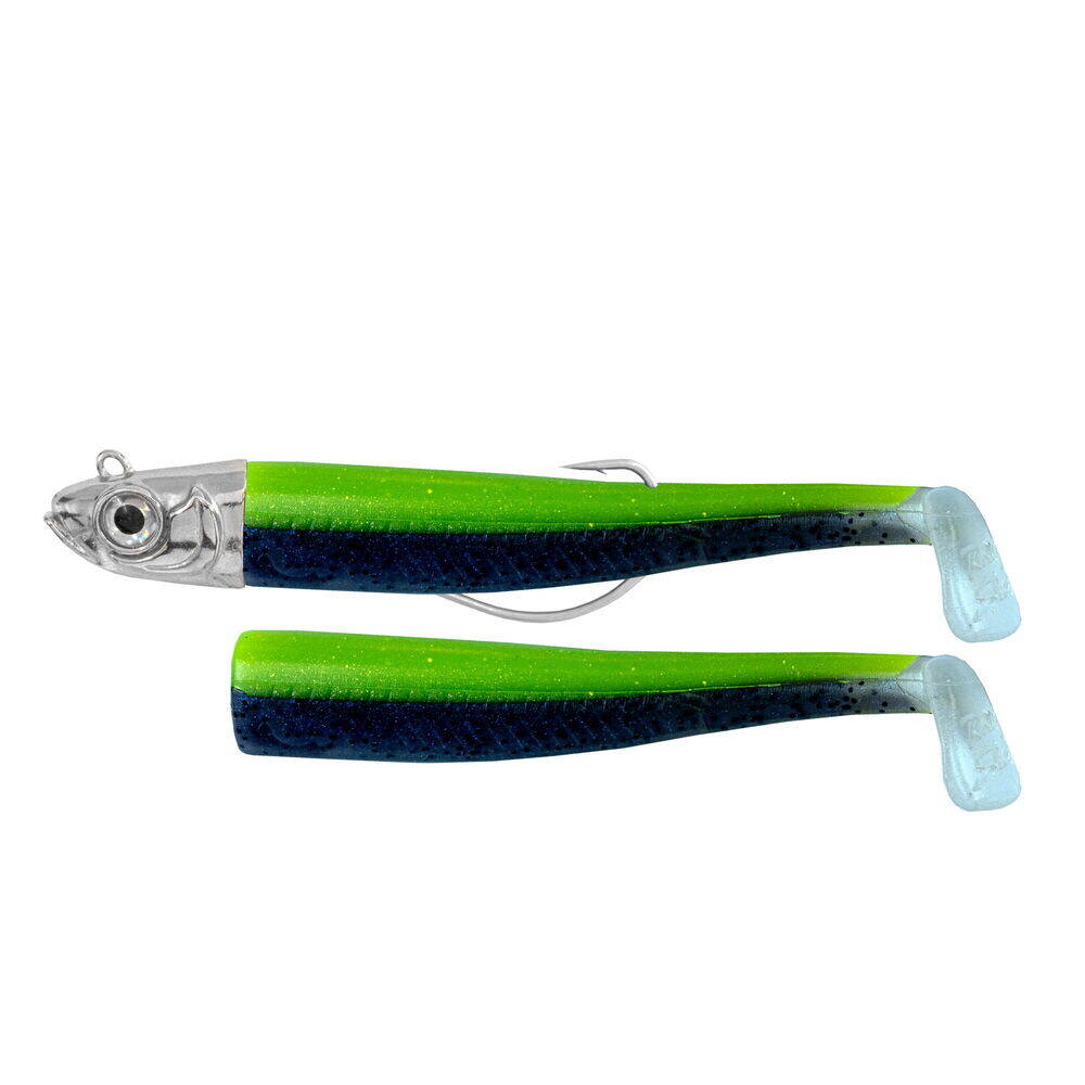 GT-Bio Combo+Body Roller Shad 125-23g- Lime Black Glass UV - 1