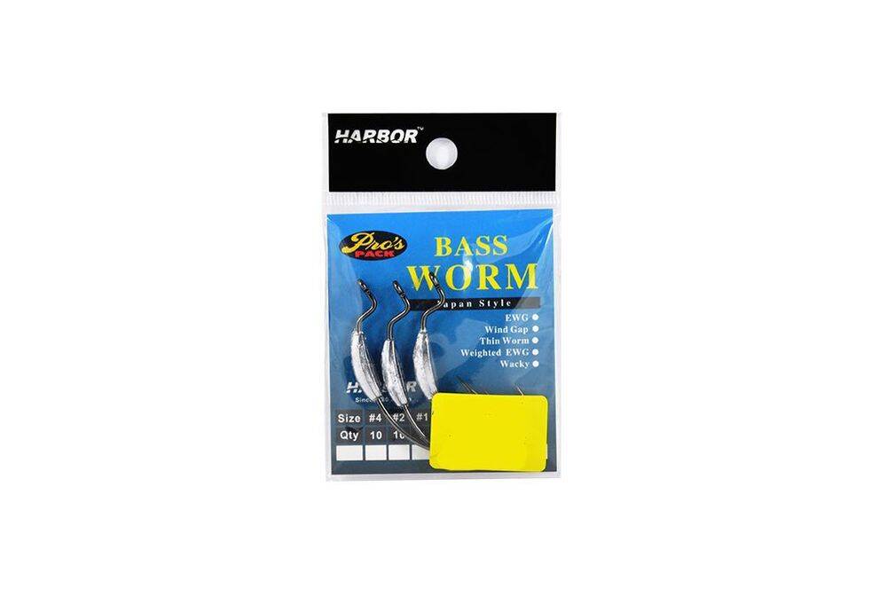 Harbor Sh52 Bass Worm No30 3 Pcs Jig Head - 1