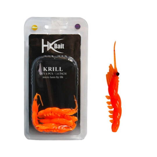 HkBait Krill 1.6 Mikro Silikon Karides Orange