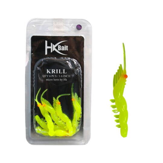 HkBait Krill 1.6 Mikro Silikon Karides Yellow