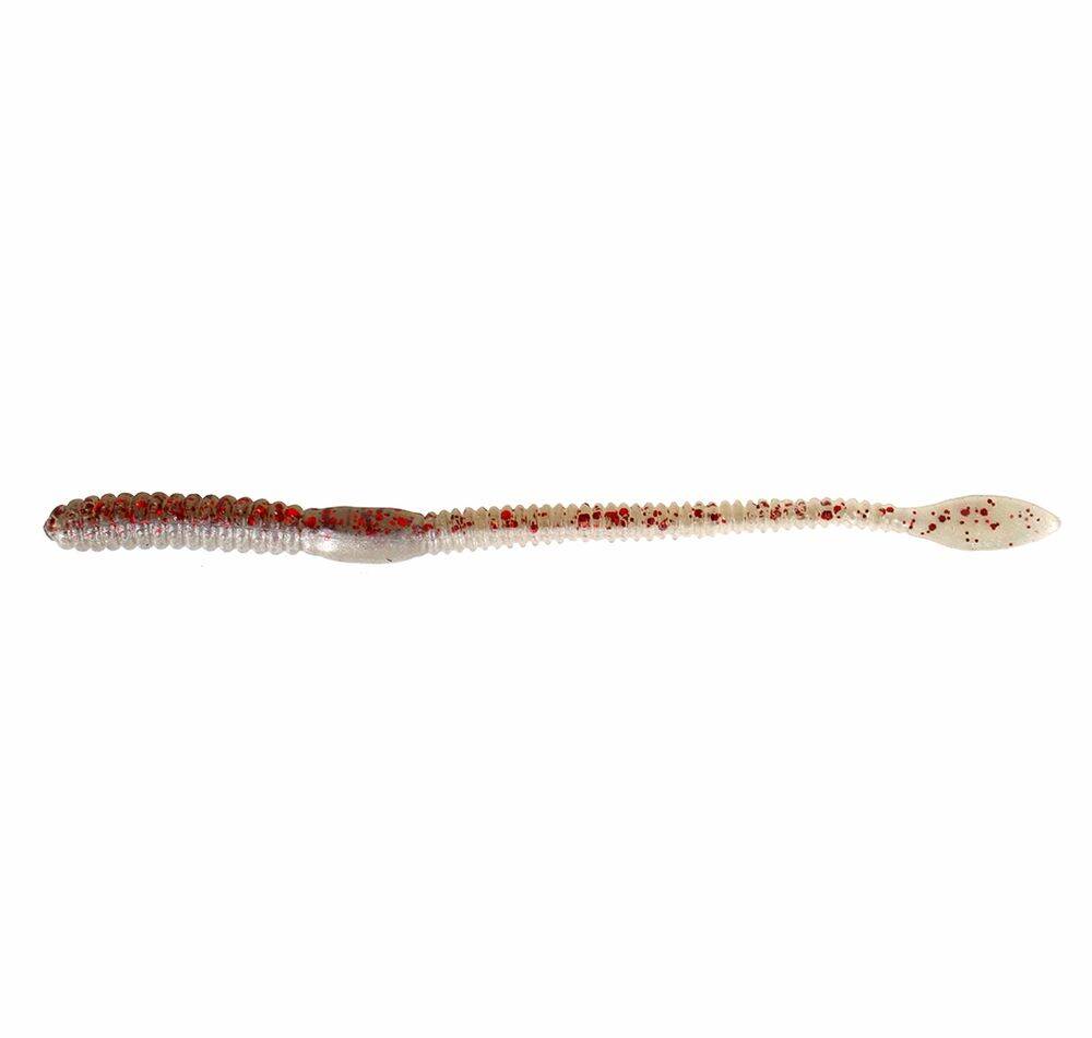 J.J.Baits 6 Worm Kırmızı Sim 10 Lu Pkt Silikon - 1