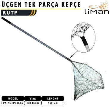 Liman Üçgen Tek Parça Misina Kepçe 38x45X150 cm - 1