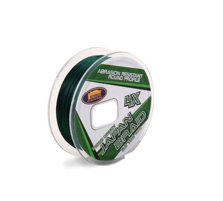 Lineaeffe Japan Braid Green 150 M 4x 0,08 Mm - 1