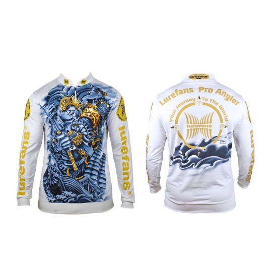 Lurefans UV T-Shirt XX-Large White Blue - 1