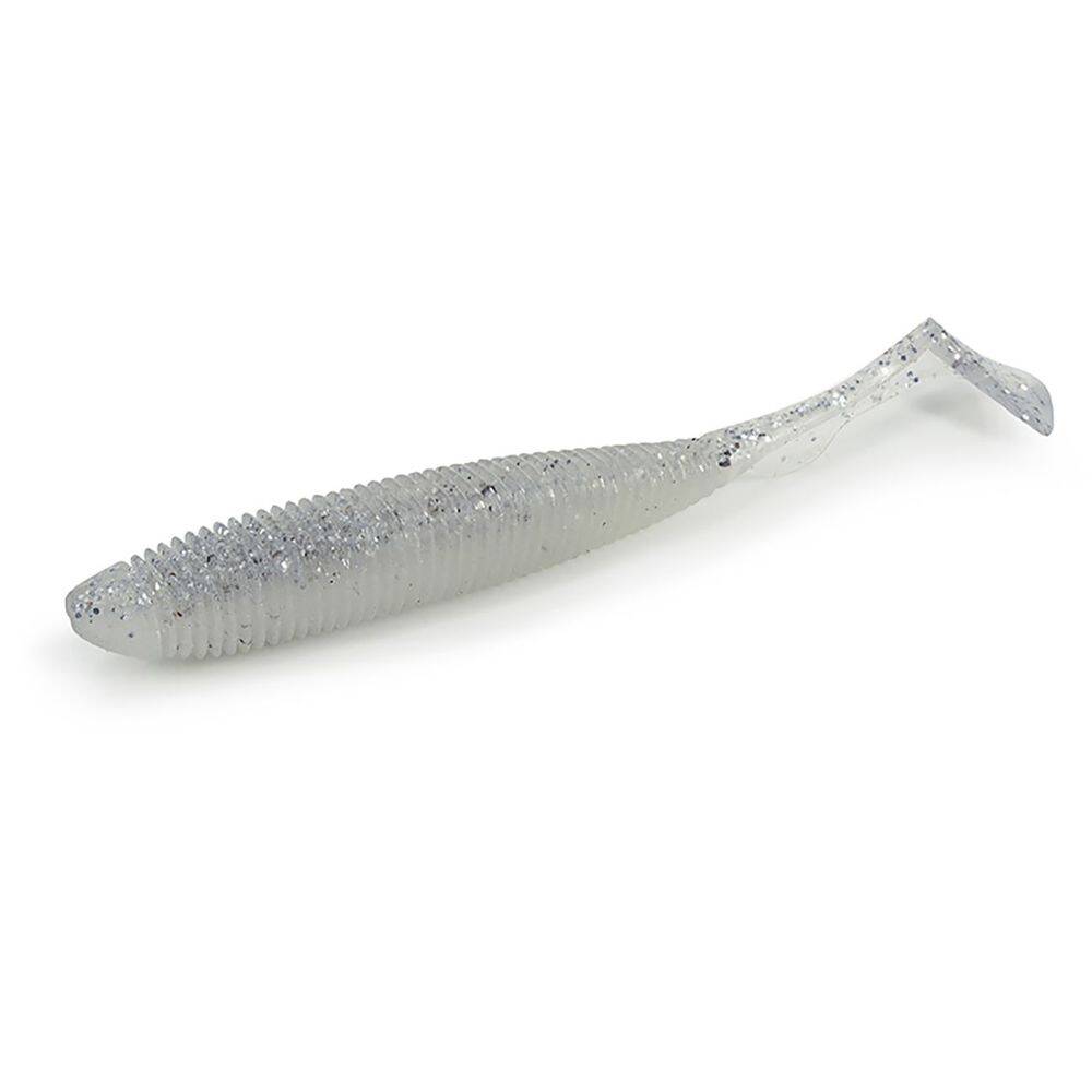 Molix Ra Shad 6 4 Pcs White Shad - 1