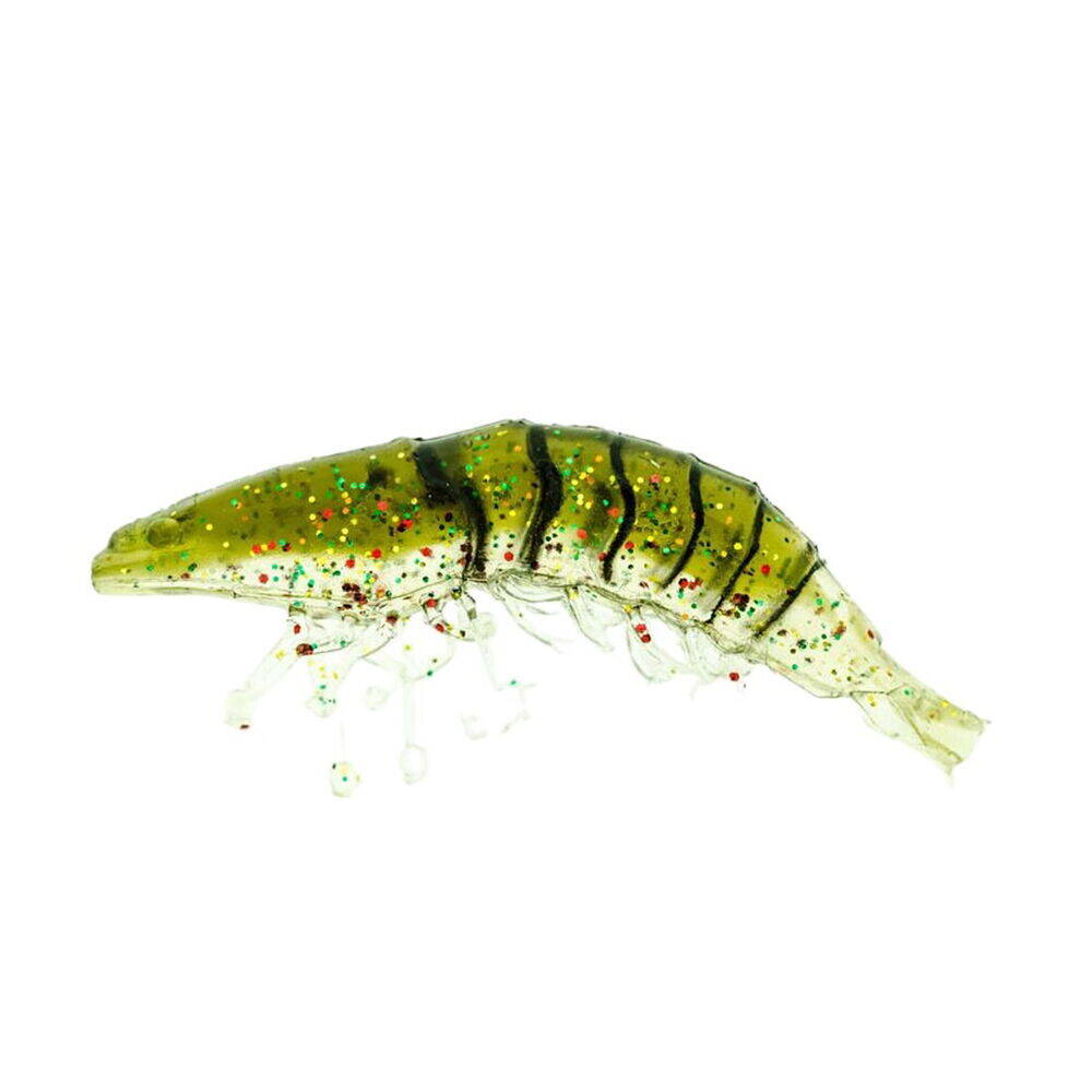 Molix Shrimp 2.5+Jig Head 4gr Clear Pumpkin Back - 1