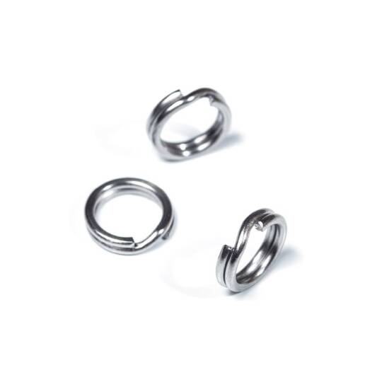Molix Stainless Split Ring Size8 10 Pcs