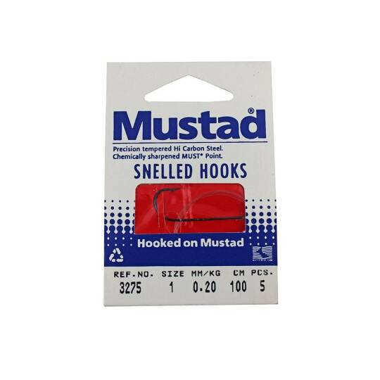 Mustad 3275 100 Cm 0,20 Mm No1 5 Li Paket