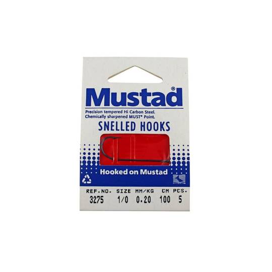 Mustad 3275 100 Cm 0,20 Mm No10 5 Li Paket