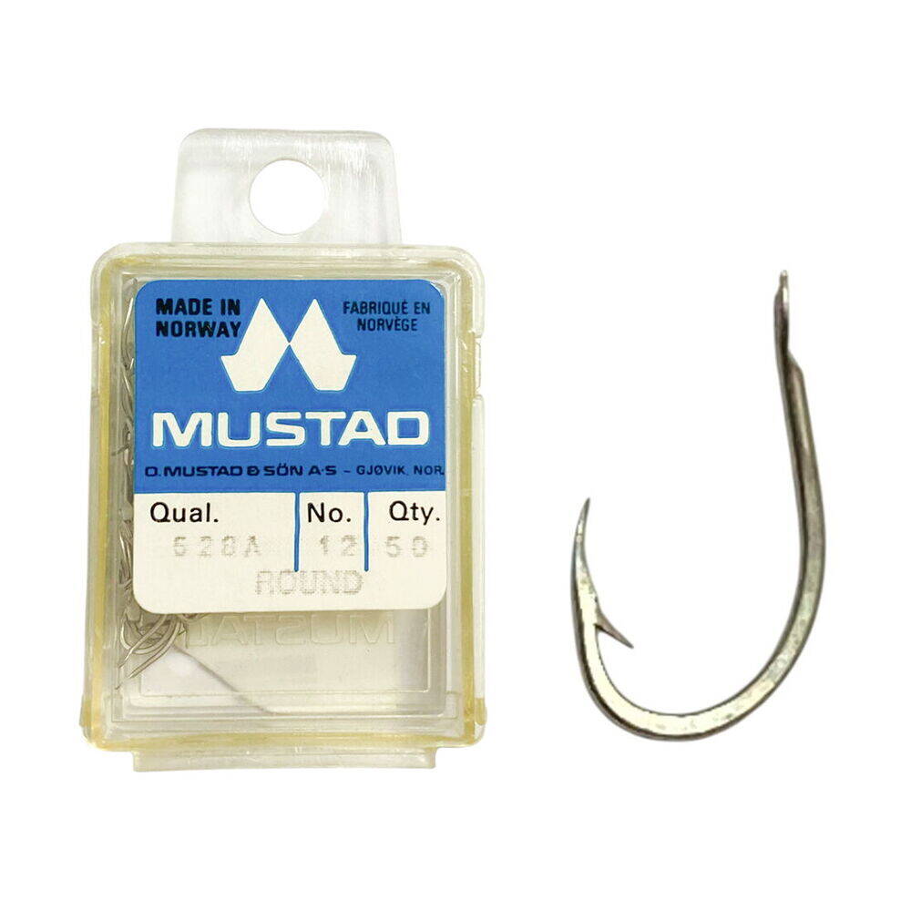 Mustad 528 A Round No12 50 Li Pkt - 1