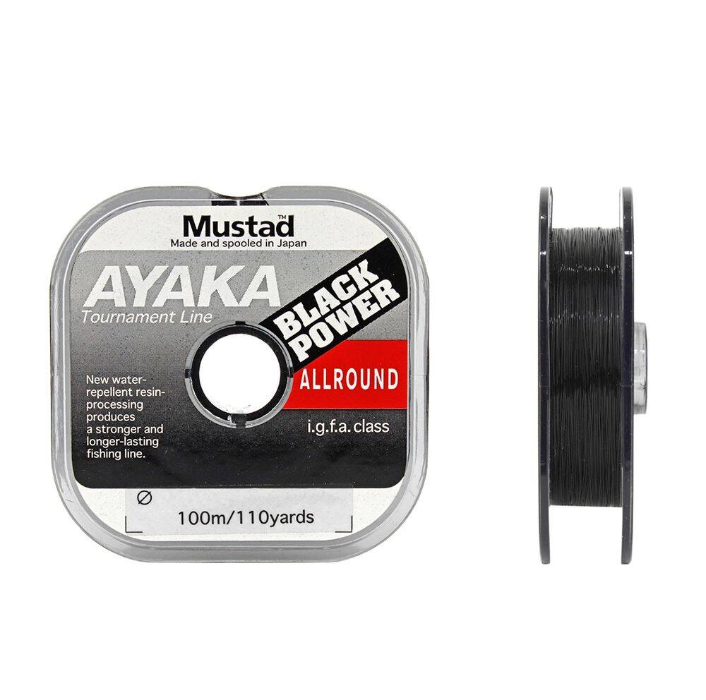 Mustad Ayaka Black Power Allround 0,45mm 100mt - 1