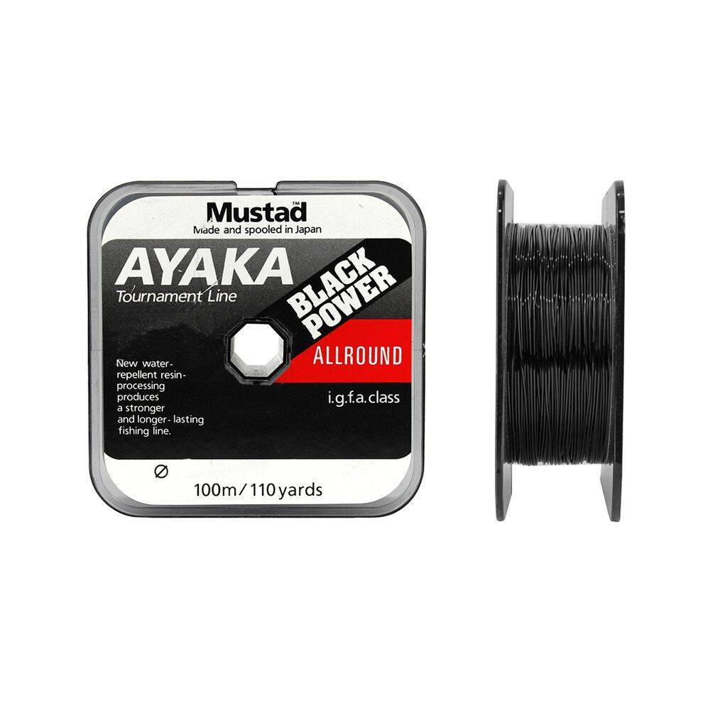 Mustad Ayaka Black Power Allround 0,90mm 100mt - 1