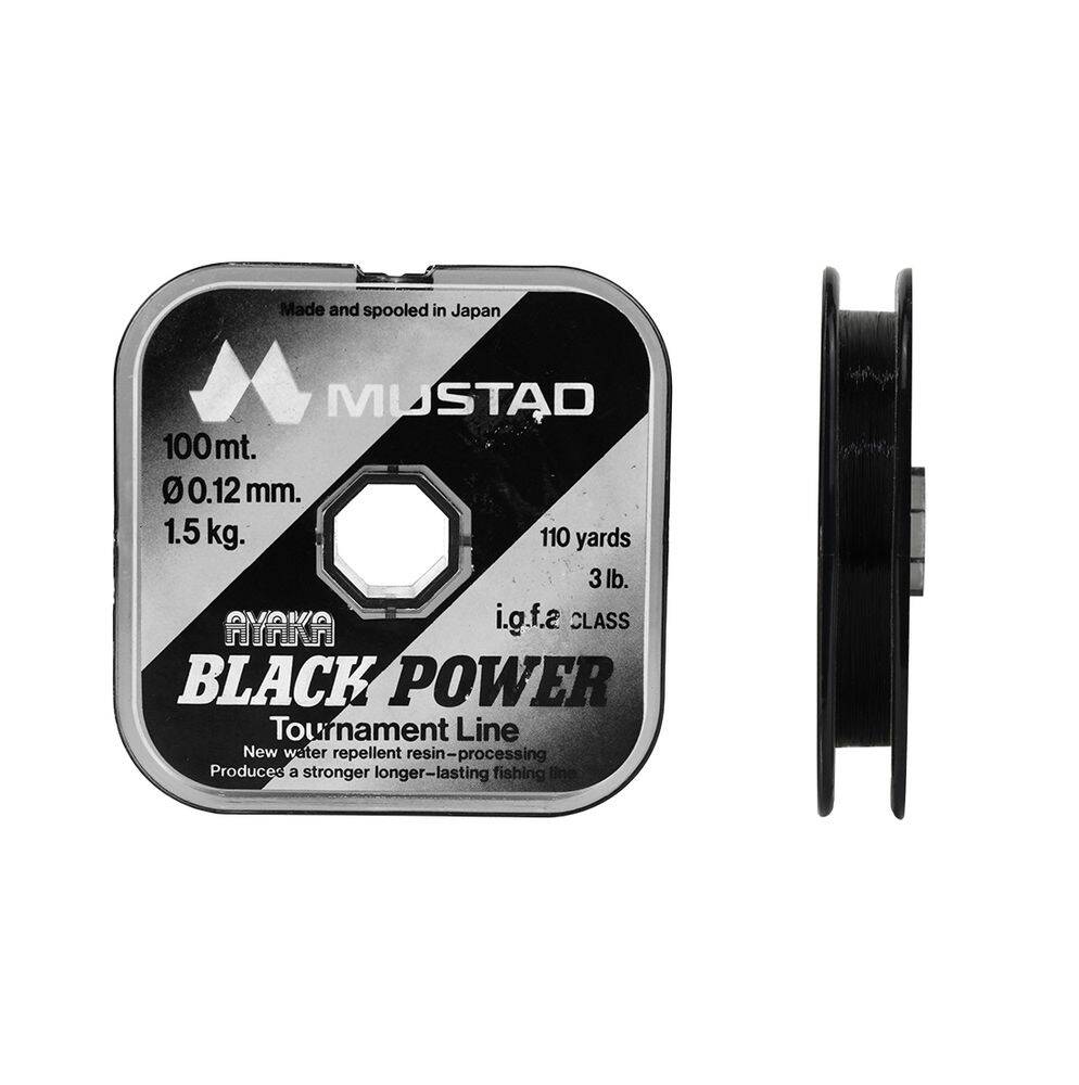 Mustad Ayaka Black Power Tournament L. 0,12mm 100m - 1