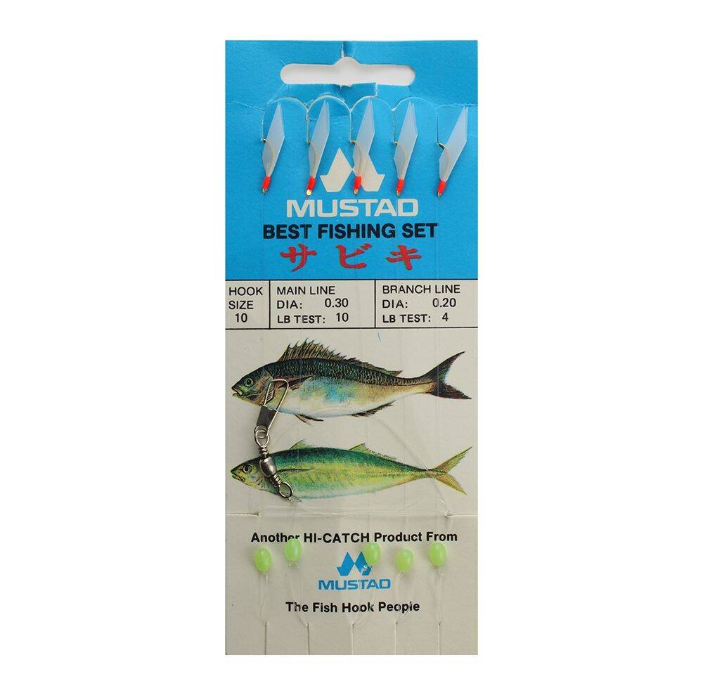Mustad Best Fishing Set 0,30 0,20 Mm No10 Çapari - 1