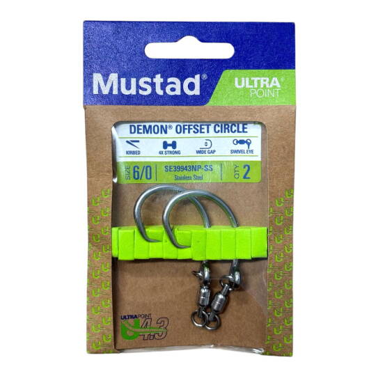 Mustad Demon Offset Circle 60 2 Li - 2