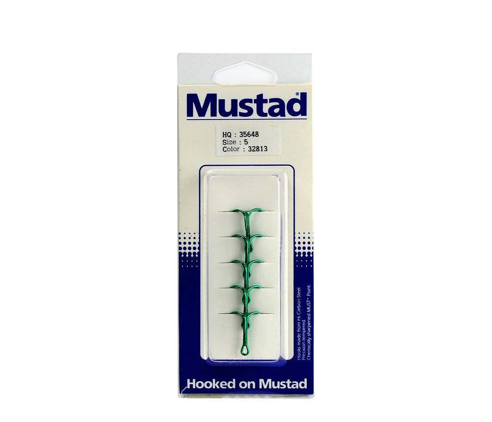 Mustad Hq35648 No5 Yeşil 3 Lü İğne - 1