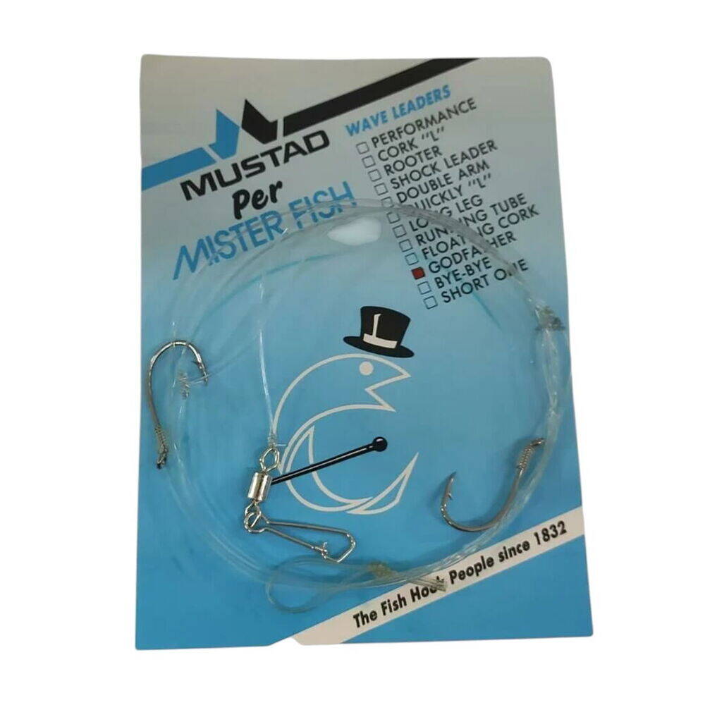 Mustad No10  0,60mm Godfather Lüfer Takımı - 1