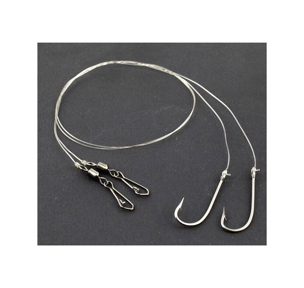 Mustad No2 0,40mm Double Arm Lüfer Takımı - 1