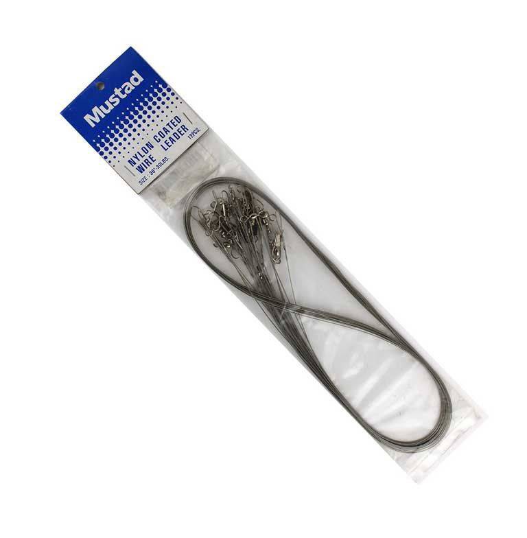 Mustad Nylon Coated Çelik Tel 30 Lbs(13kg)12 Adt - 1