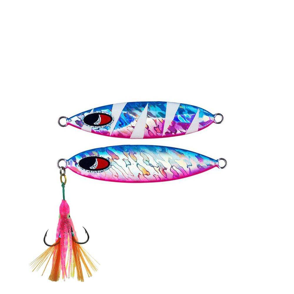 Noeby 1005n 100mm 120g Nj007 Bluepinkglow Slow Jig - 1