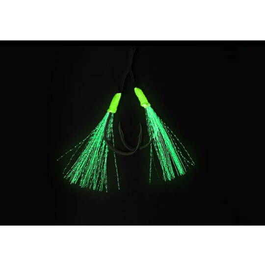 Noeby Jigging Hook Lj10 10 Assist Glow 2 Pcs - 2