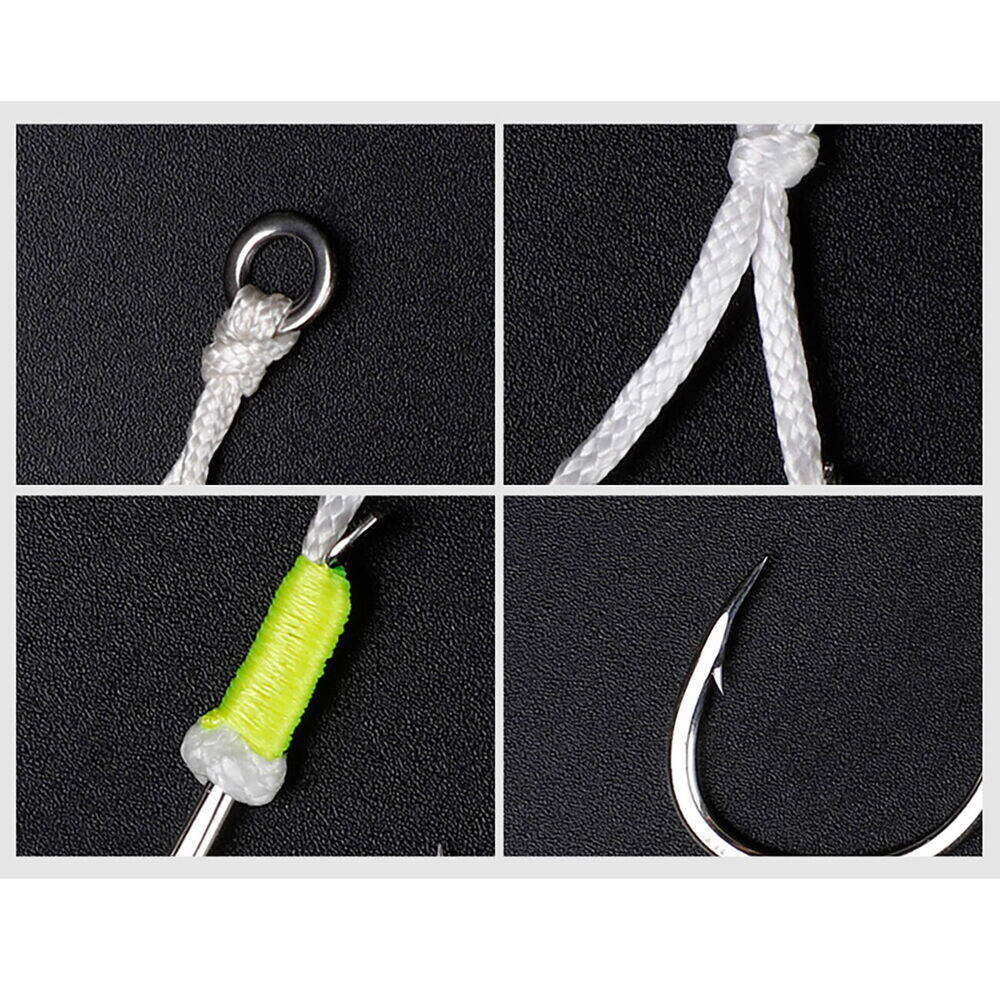 Noeby Jigging Hook Lj10 10 Assist Glow 2 Pcs - 3