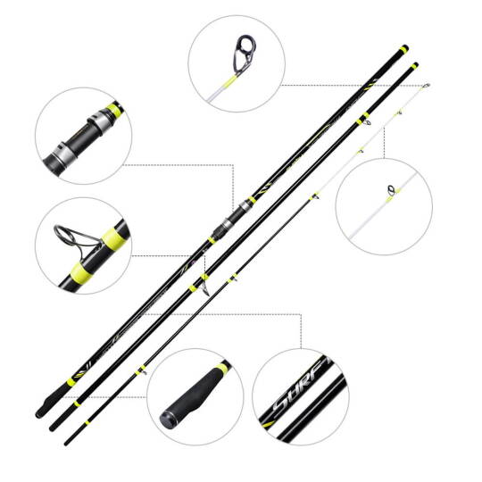 Noeby Surf Master 4253 4,25 Hyb 100-250 Gr 3 Parça - 3