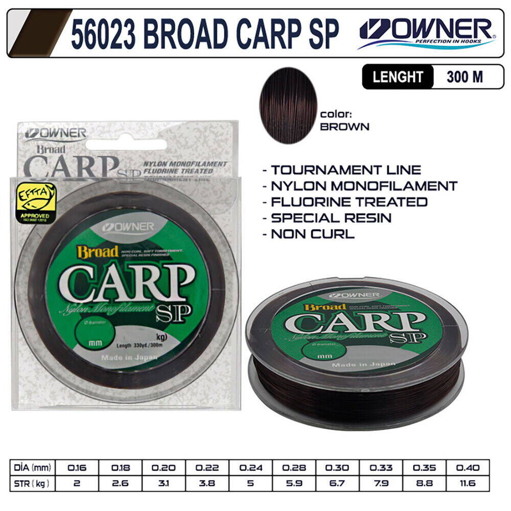 Owner Broad Carp 0,35mm 300mt. - 1