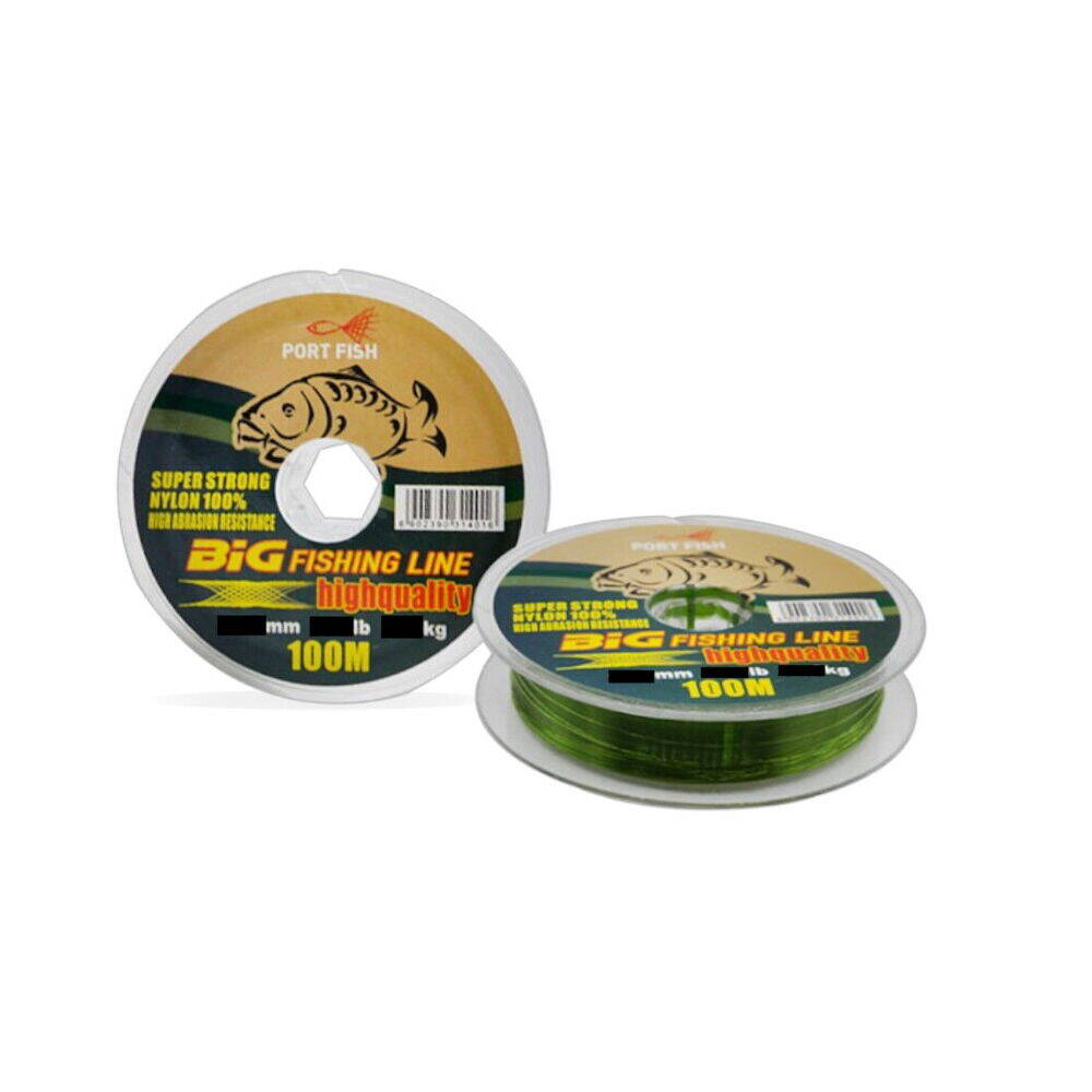 Portfish Big Fishing Line 100Mt 0,35 Misina-Yeşil - 1
