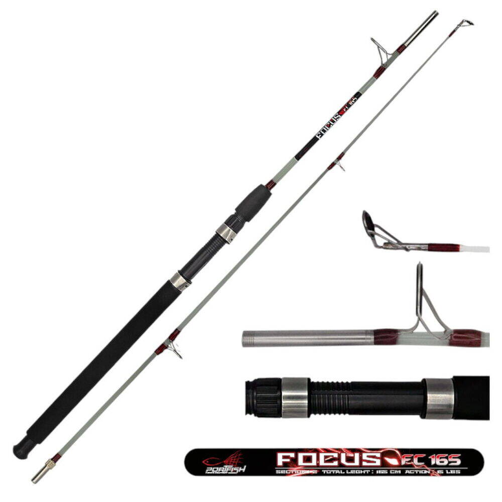 Portfish Focus 240cm Vidalı Tekne Kamışı 15 Lbs - 1