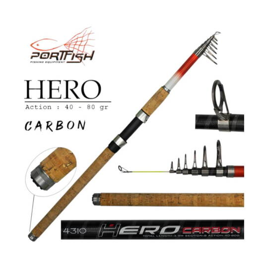 Portfish Hero Carbon 360 cm 40-80 gr Kamış