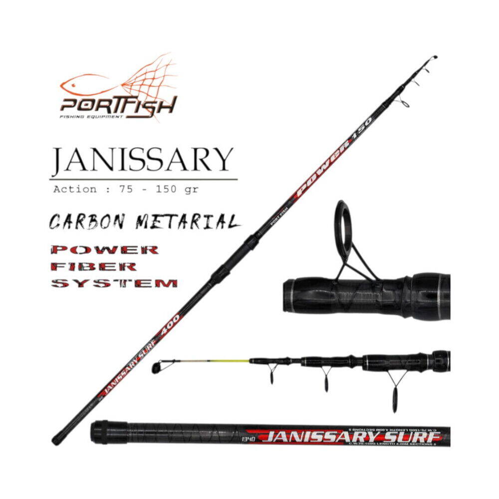 Portfish Janissary Surf Kamışı 330cm 75-150 gr - 1