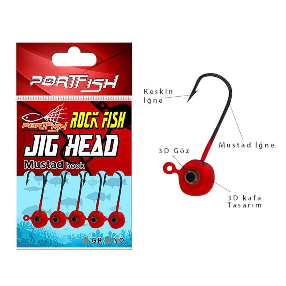 PortFish JigHead Rock Fish 1Gr - 1