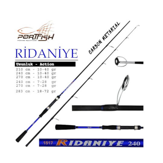 Portfish Ridaniye Spin Kamışı 270 cm 7-28 gr