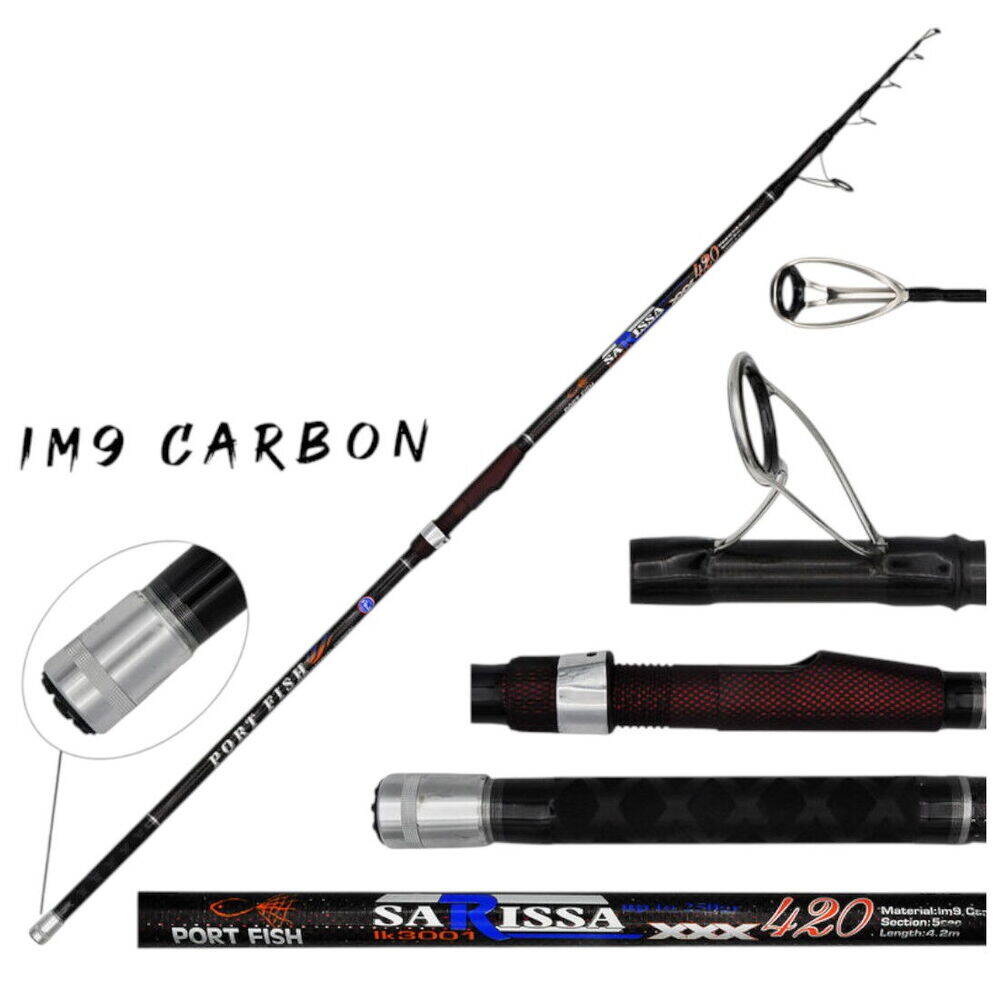 Portfish Sarissa 420cm Surf Kamış Karbon Fuji 250g - 1