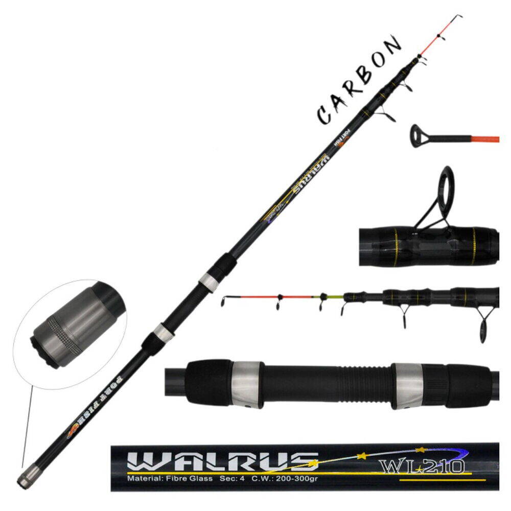 Portfish Walrus Teleskopik Bot Kamış 185cm 200-300 - 1