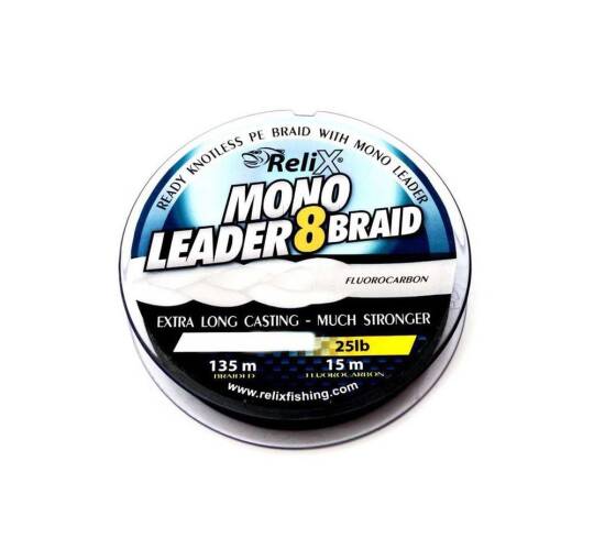 Relix Mono Leader 8 Braid 28 Mm 135 Mt İpek Misn.